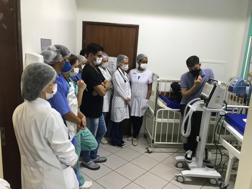 Respiradores-HRG-2-1024x768 Hospital Regional de Gurupi se prepara para novas variantes e recebe 52 ventiladores pulmonares e realiza treinamento para os profissionais
