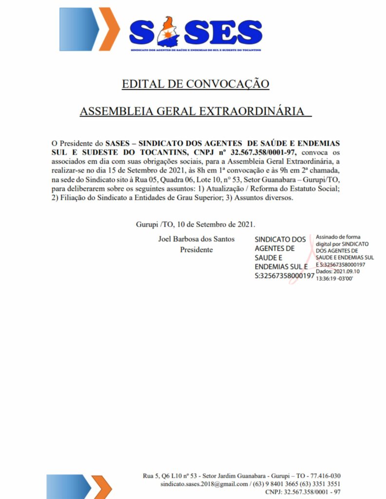 Edital-de-convocacao-ok-792x1024 Edital de Convocação para Assembleia Geral Extraordinária do SASES