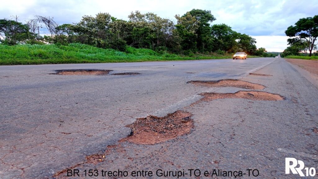 WhatsApp-Image-2021-11-30-at-16.51.30-1024x576 Perigo: Motoristas reclamam de inúmeros buracos na BR-153 entre Gurupi e Aliança