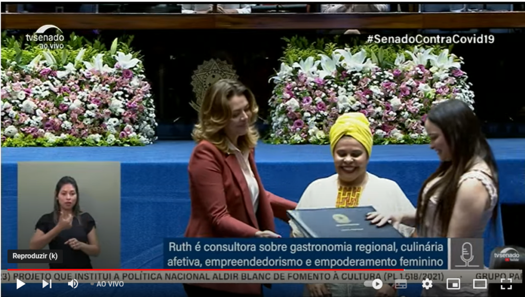 Chef-Ruth-Almeida-1j-1024x579 Chef Ruth Almeida  é homenageada no Senado Federal com o Prêmio Bertha Luz