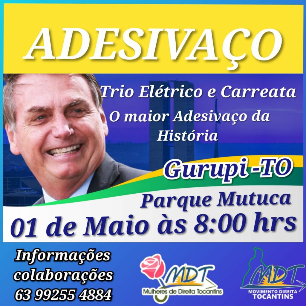 WhatsApp-Image-2022-04-28-at-11.29.16-1024x1024 Gurupi: MDT realiza adesivaço em prol de Bolsonaro
