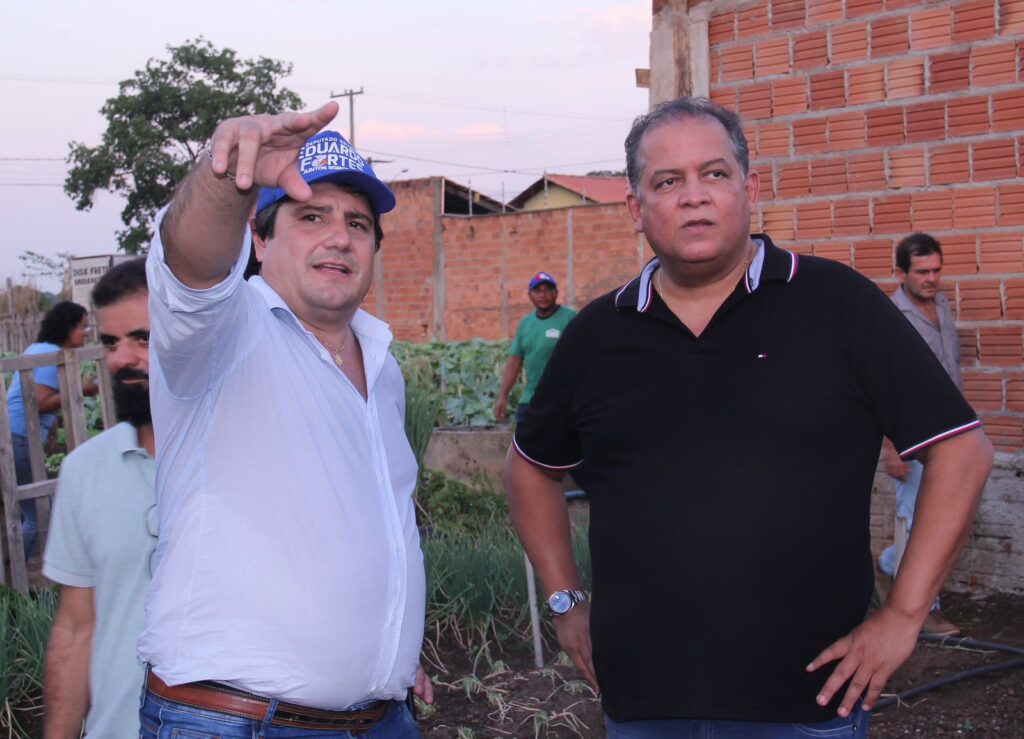 d736ba9c-c155-4586-97c4-bf94f7032396-1024x739 A convite do deputado Eduardo Fortes, Senador Eduardo Gomes visita horta comunitária em Gurupi