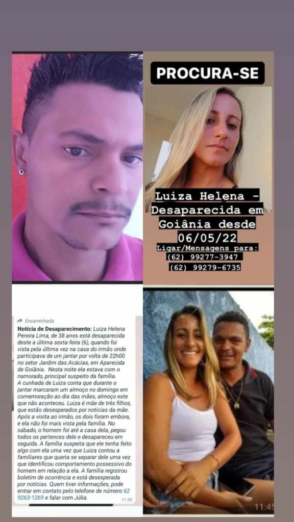 Desaparecimento-576x1024 Empregada doméstica desaparecida em Aparecida de Goiânia pode estar na divisa entre Goiás e Tocantins